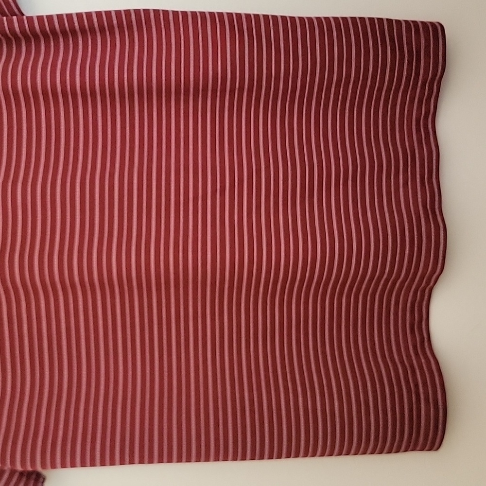 Nike Golf Burgundy Wine Striped Polo Short Sleeve Shirt XL - Picture 11 of 15
